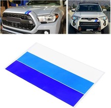 2 Pcs Classic Retro Style Tri-Color Stripe Decal Sticker for 4Runner Tundra Acce
