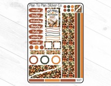 5027 Cozy Autumn Journaling Kit Planner Stickers.