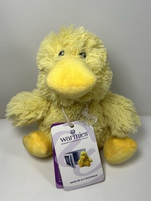 Warmies Microwavable Freezable Lavender Scented Stuffed Animal Duck New 