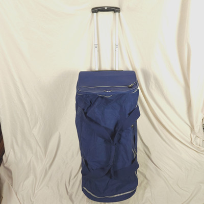 KIPLING Canyon Wheeled Large Duffle Bag Blue 30'' x 15'' x 14''
