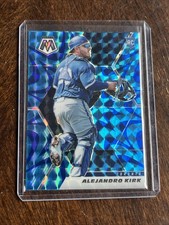 2021 Panini Mosaic Baseball Alejandro Kirk #267 Reactive Blue RC Blue Jays