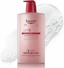 Eucerin Ph5 Gel&Olio Doccia Delicato 1L, Olio Detergente Corpo Con Oli Naturali 