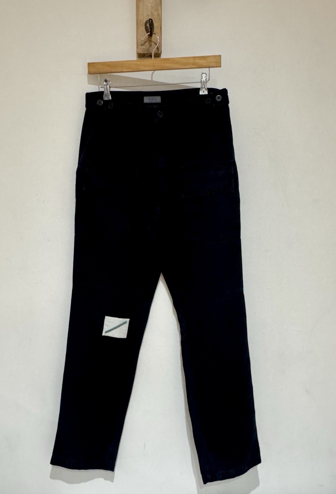 Reiss, Reiss Men's Vintage 90s 00s Label Navy Cotton Chino Chore Cargo Trousers W 30"