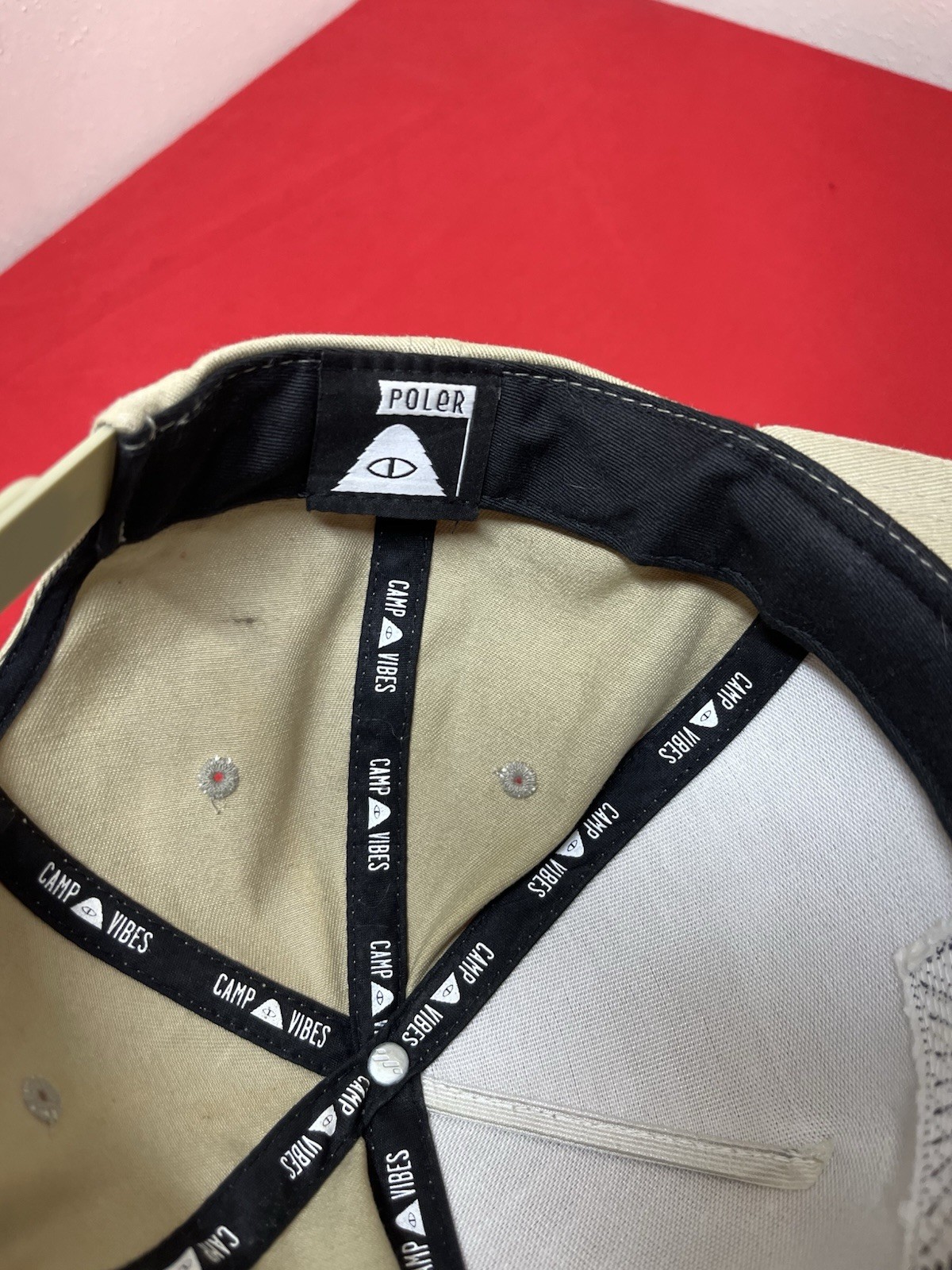 Poler Embroidered Snapback Hat Cap Men Adjustable… - image 3