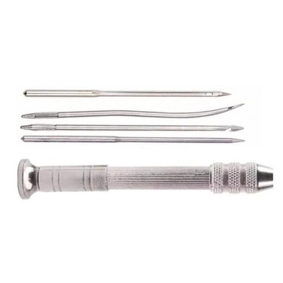 Leather Sewing Awl Set Shoes Repair Punch Stitching Needle Durable DIY