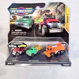 Micro Machines Chase Series 1 Starter Set Complete #'s 1-4