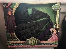 Wicked Elphaba Dress And Hat Halloween Costume Size 4-6x