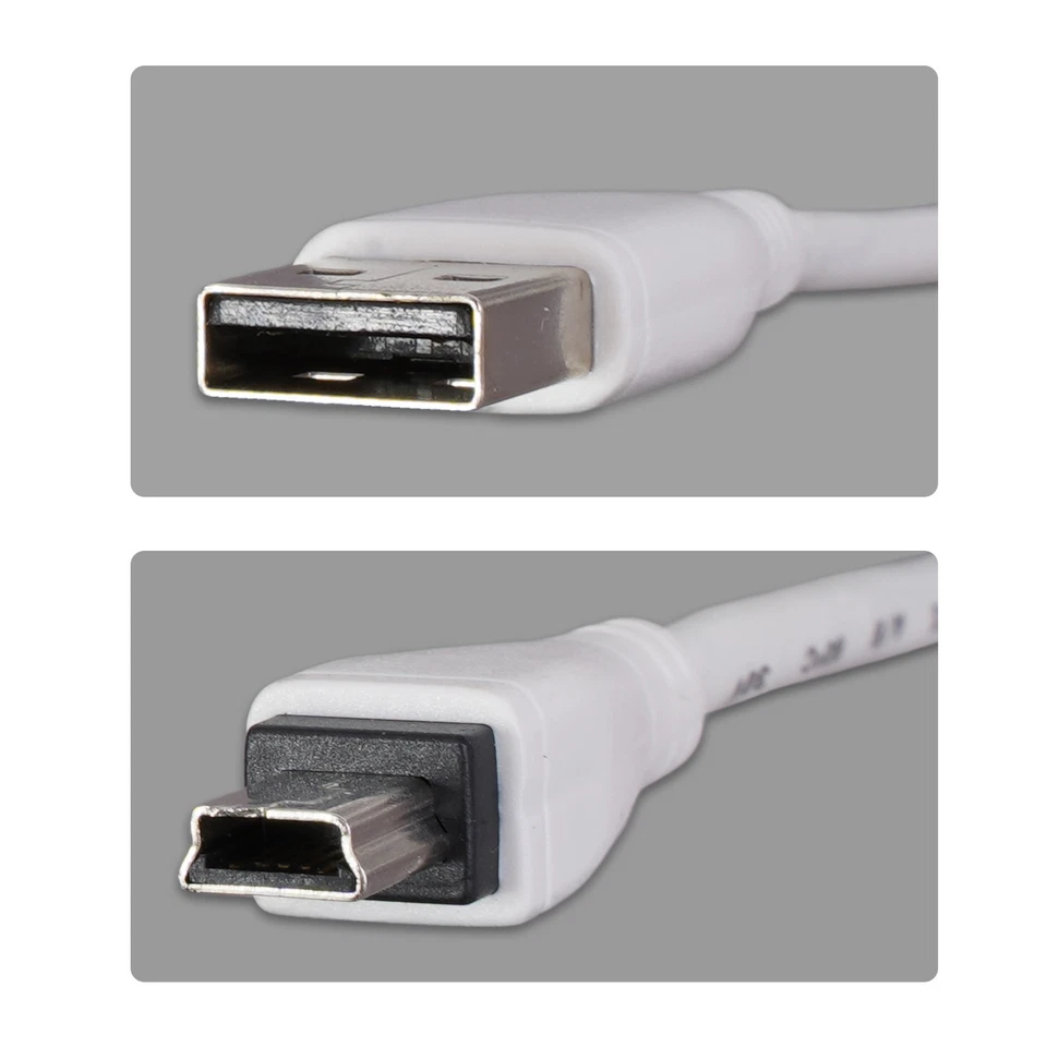 Mini-USB Daten-Kabel Ladekabel Strom Anschluss-Kabel für Navi Garmin TomTom etc - Bild 2 von 4