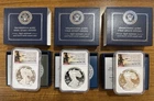 250th Anniversary U.S. American Eagle Proof Silver Privy  Army & Navy - 3 Coins