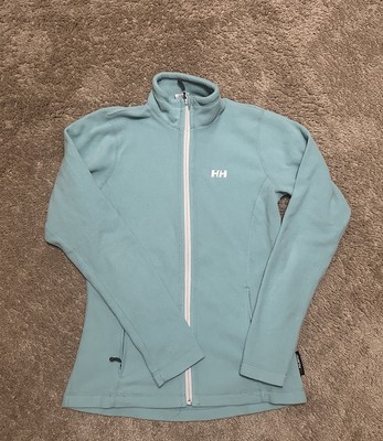 Helly Hansen Fleece Jacket Womens Small Daybreaker Full Zip Polartec Hiking Blue