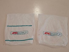 Vintage Large Kmart 28 x 22 Plastic Shopping Bags TWO