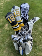 Right Handed Ladies Length Full Set Of Dunlop Golf Clubs With Bag And Headcovers