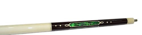 Meucci SB3-G Custom Pool Cue With Pro Shaft & Hard Case - Green