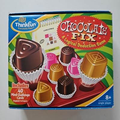 Chocolate Fix A Logical Deduction Game Think Fun Board Game 100% Complete