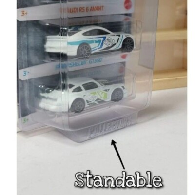 Custodia Protettiva Diamantata Per Hot Wheels 1:64 Mainline – Protezione Trasparente In ABS