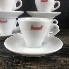 4 X IPA Buondi Italy Porcelain Espresso Set Cups & Saucers Italian Ceramic