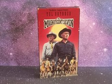 The Magnificent Seven VHS Tape 1960 Western Charles Bronson Steve McQueen