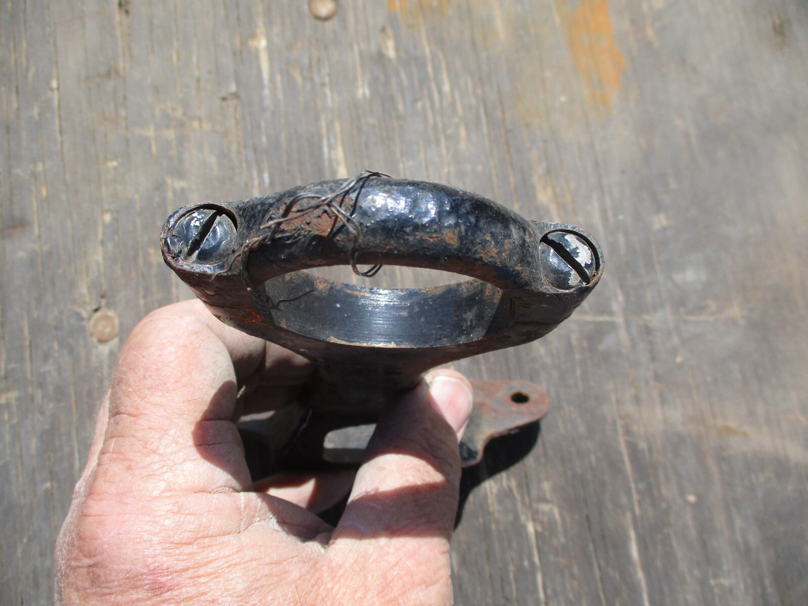 NOS Model A Ford STEERING COLUMN DROP BRACKET Original Support Brace eBay