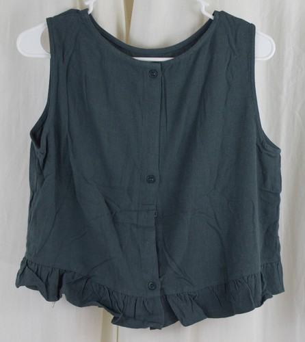 AUTOMET Women’s Summer 2 Piece Outfits Shorts Set Blue Grey Size Medium