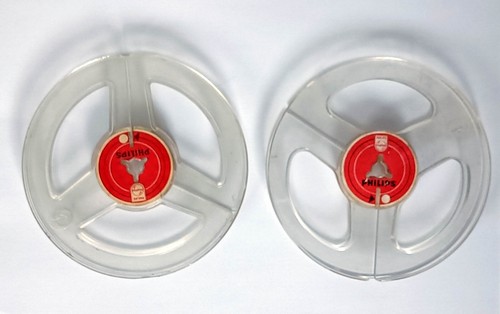 Philips 5" Reel to Reel Plastic Spool - ¼ Inch Tape Width x2 - Picture 2 of 2