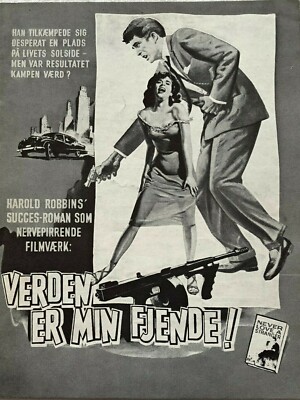 Never Love A Stranger John Drew Barrymore Lita Milan 1958 Danish Movie Program