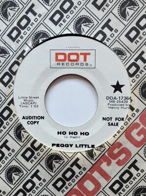 Obscure Christmas 45 Peggy Little Ho Ho Ho PROMO