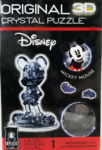 Bepuzzled Disney Original 3D Crystal Puzzle - Mickey Mouse ...