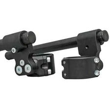 WOODCRAFT RACING 41mm 3 PIECE CLIPON HANDLEBAR KIT WITH 2" INCH RISE - BLACK