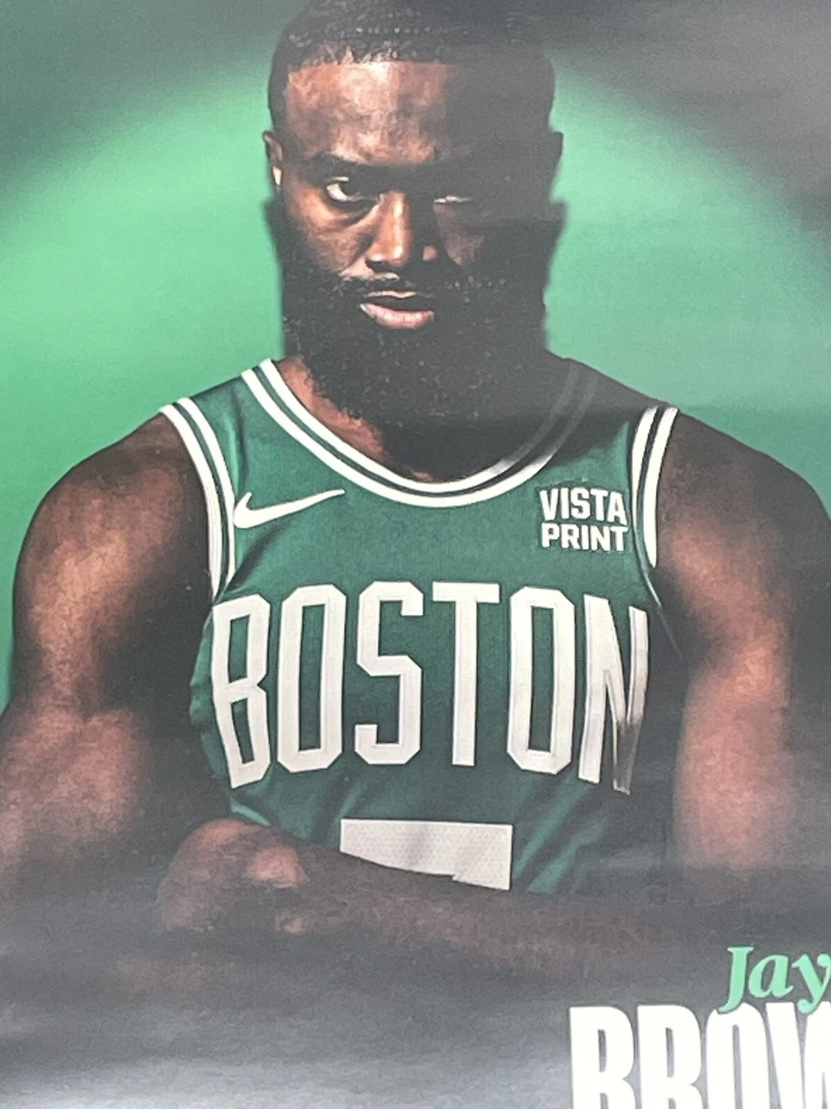 2024 Boston Celtics Playoff Poster Jaylen Brown vs Pacers
