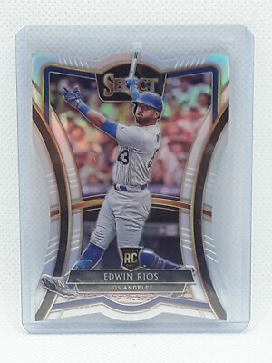 Edwin Rios 2020 Select Baseball Diamond HOLO Die Cut SSP RC Los Angeles ...