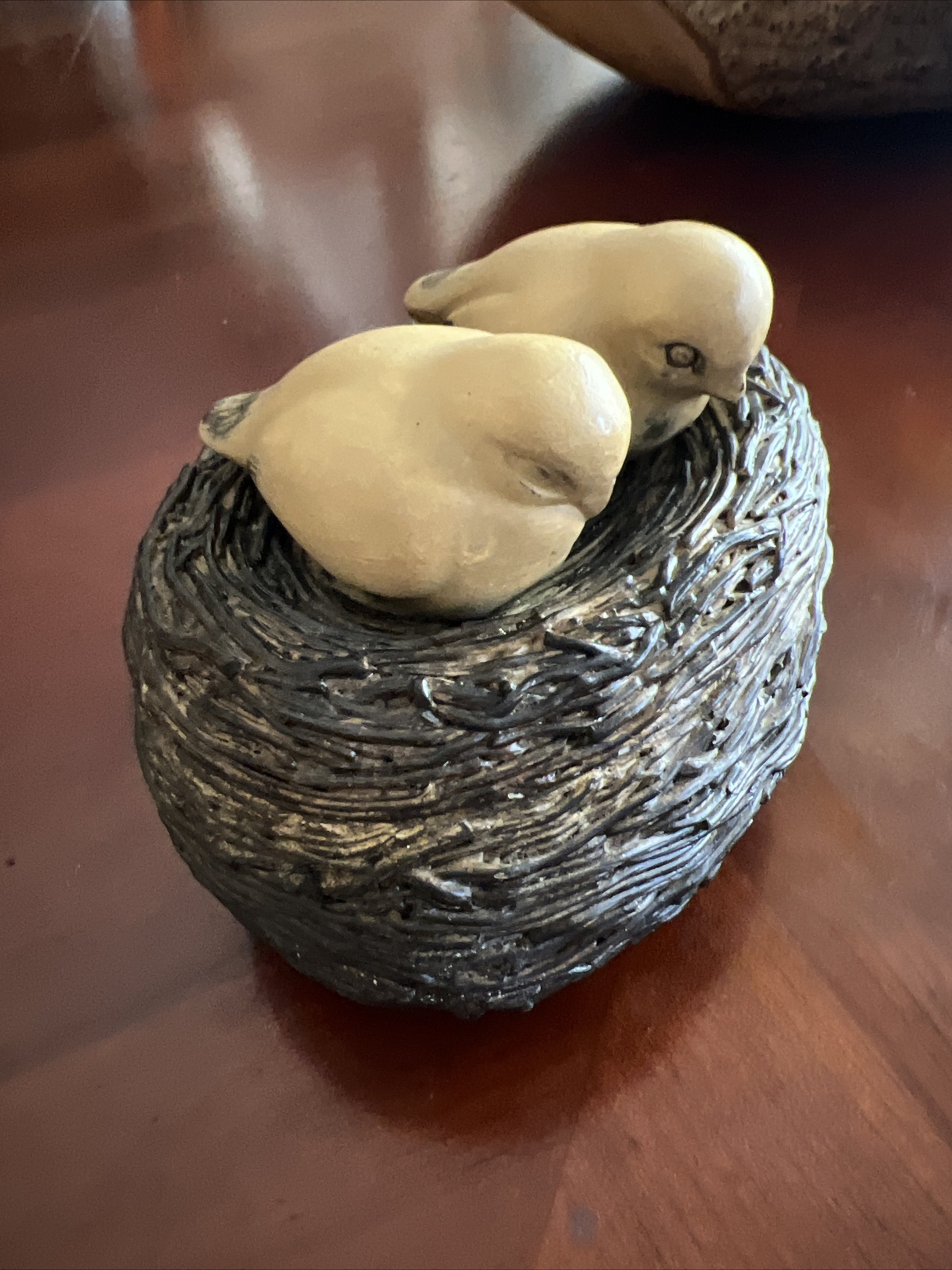 Birds Nest Jewelry Box with Decorative Trinket Storage-image