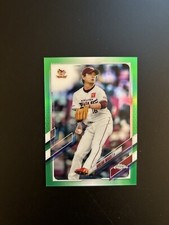 Hideaki Wakui Topps Chrome NPB 2021 Green /99 Rakuten Eagles 