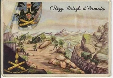 Italian Art Postcard Military Casale Monferrato 1 Regg Artigl d' Armata