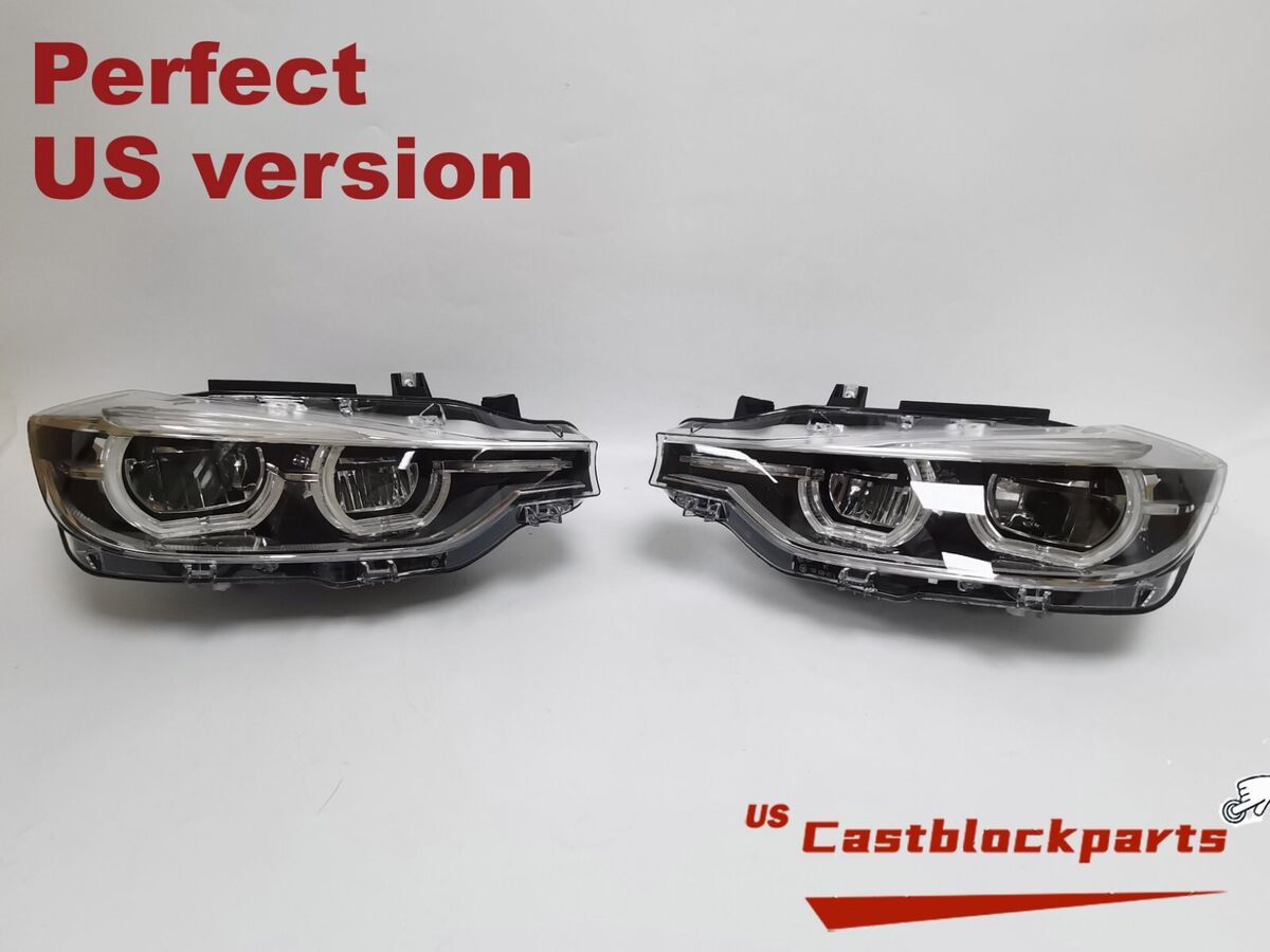 15-17 18 19 BMW 3 Series 320I 330i 328 F30 LED LCI Headlight LR Non  Adaptive OEM