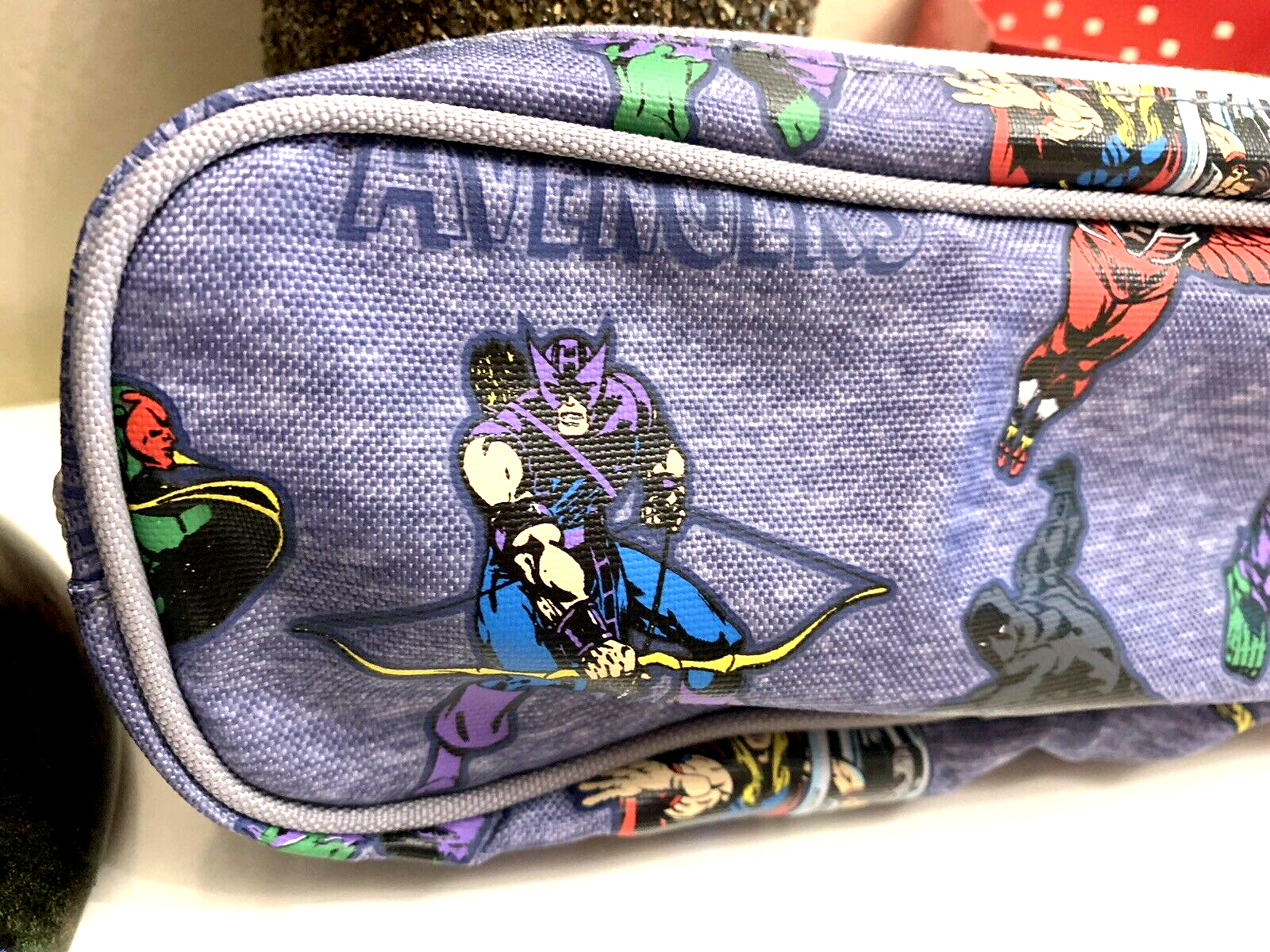 PONY CUSTODIA PORTAMATITE scuola Disney Pottery Barn Holiday Avengers supereroe ragazzo borsa bambini.