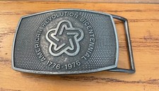1776 - 1976 American Revolution Bicentennial Belt Buckle By LEE CO