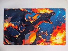 Charizard Mouse Pad - Blue Charizard Desk Mat - Charizard Gaming Mat 24x14 New