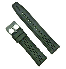 Image of FOSSIL Original Replacement Silicone CH2703 BQ9414 Watch Strap Black 22 Mm