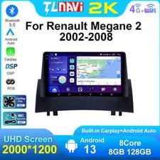 9" For Renault Megane 2 02-08 Android Multimedia Player GPS Navigation Carplay