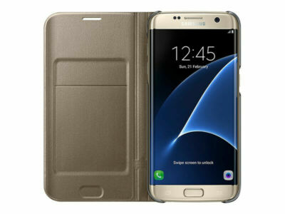Original Samsung Galaxy S7 Led View Cover Hülle Gold OHNE LED FUNKTION - 119O
