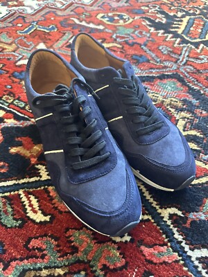 Hackett Blue Suede Men s Sneakers - Size 41
