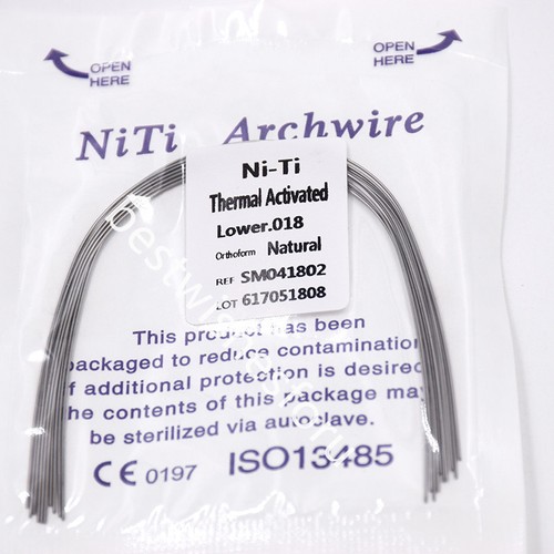 Filo arco tondo NITI termoattivato orto dentale naturale superiore inferiore - Foto 53 di 62