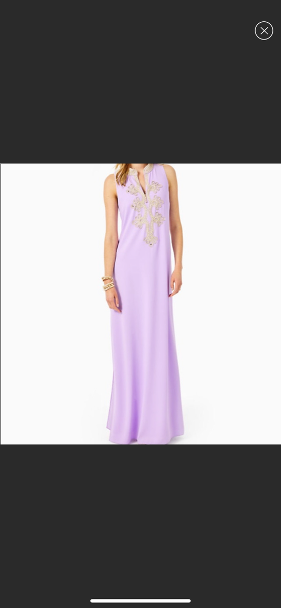 NWT Jane Maxi Dress Lily Pulitzer “Purple Iris”