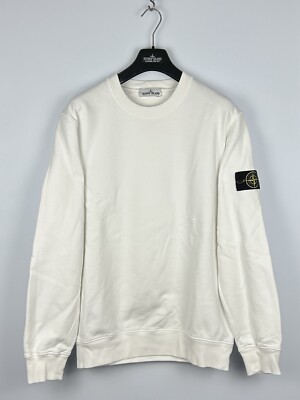 Weißes Stone Island Sweatshirt
