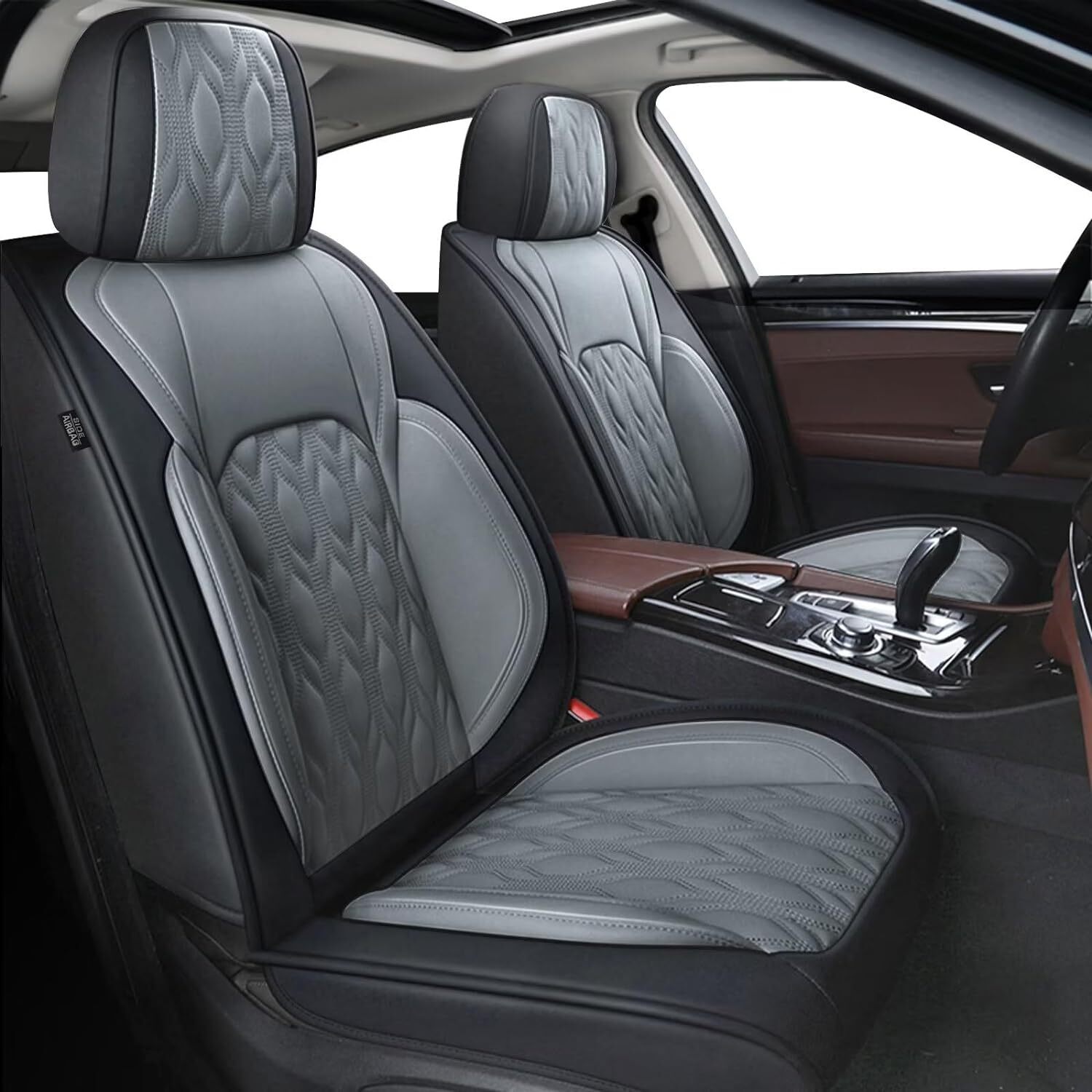 Car Seat Cover PU Leather Protector Full Set Cushion For Nissan Rogue 2010-2024