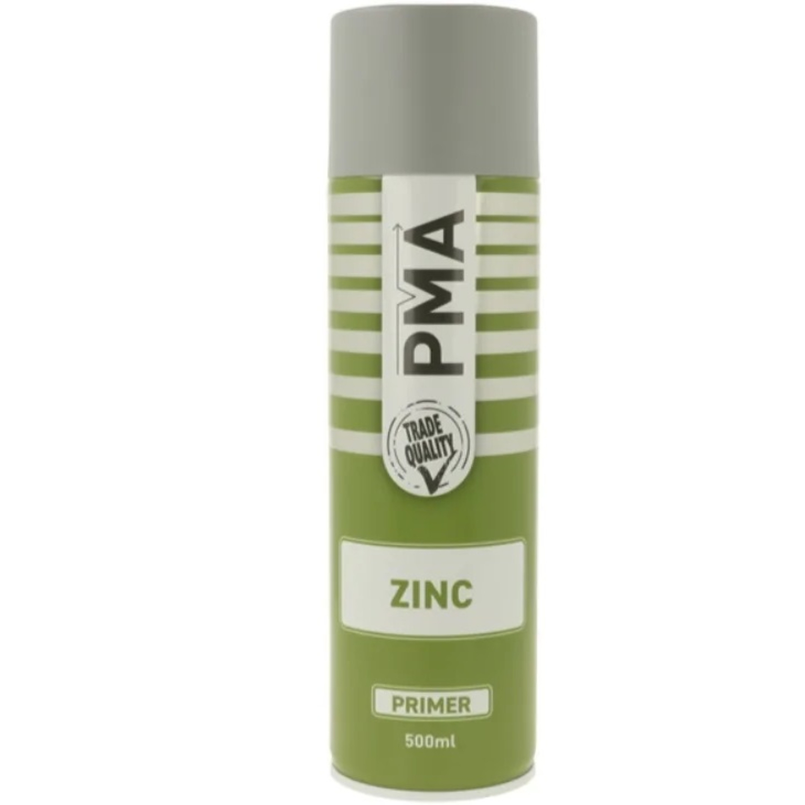 PMA Zinc Primer Aerosol Spray Paint Fast drying Acrylic Resprayable Steel 500ml