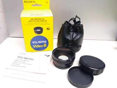 Sony VCL-R0752 Wide Conversion Lens x0.7 Camcorder Weitwinkel Objektiv. NEW