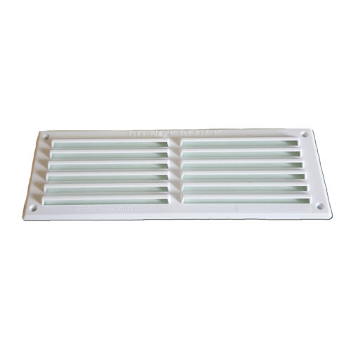 9 x 9" White Plastic Louvre Vent Adjustable Air Ventilator Grille Cover 5019923832594 eBay