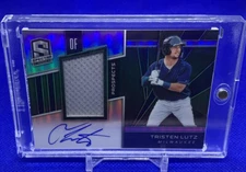 2020 Panini Chronicles Spectra Prospect Auto Jersey /199 Tristen Lutz RPA-🧲Case