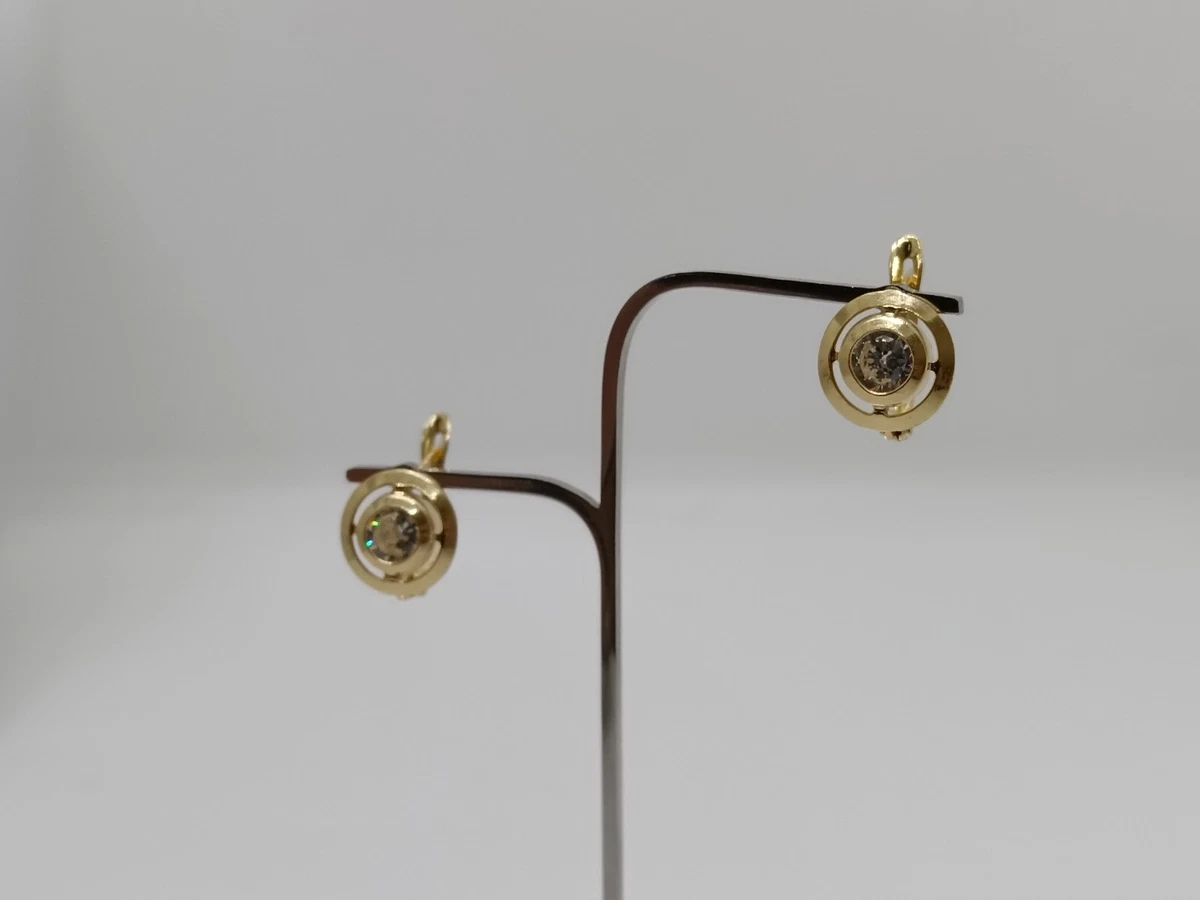 Orecchini donna in oro giallo 18 kt e perla naturale coltivata bianca - Camporelli Gioielli